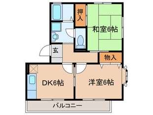 ハイカム－ル梅寿の物件間取画像